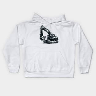 Excavator Kids Hoodie